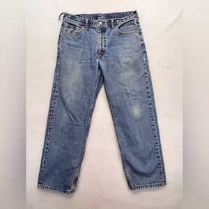 Levis 550 Jeans Mens 36x30 Blue Denim Relaxed Fit Straight Leg